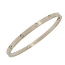 【中古】 カルティエ CARTIER ラブブレス スモール ブレスレット K18WG #17 新入荷 CA0466(4)