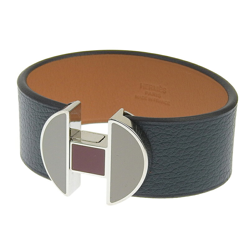 Rakuten - 【中古】 エルメス HERMES エルメス2002 ブレスレット エバーカラー グリーン系 #T2 D刻印 2019年 新入荷 HE0984
