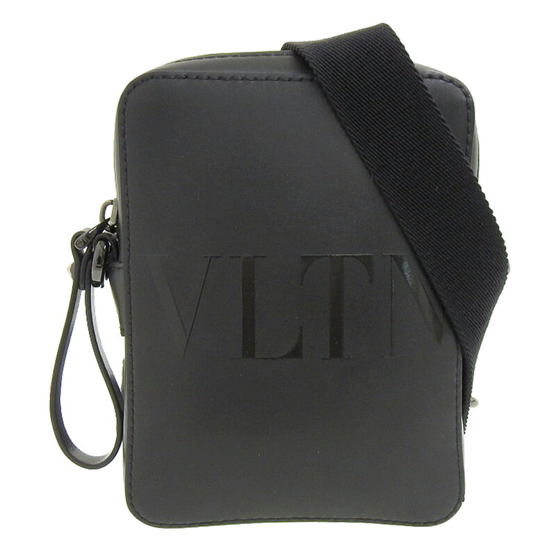 Rakuten - 【中古】 ヴァレンティノ VALENTINO VLTN ショルダーバッグ レザー ブラック 新入荷 OB2263