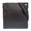【中古】 ボッテガヴェネタ BOTTEGA VENETA イントレチャート ショルダーバッグ 斜め掛けショルダー レザー ブラウン V465C2078 新入荷 ...