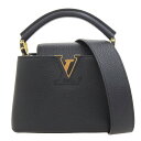 【中古】 ルイヴィトン LOUIS VUITTON カプシーヌMINI 2WAYバッグ ハンドバッグ ショルダーバッグ トリヨン ブラック M56071 新入荷...