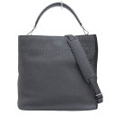 【中古】 フェンディ FENDI セレリア アンナスモール 2WAYバッグ ハンドバッグ ショルダーバッグ レザー グレー 8BT216 新入荷 OB2332