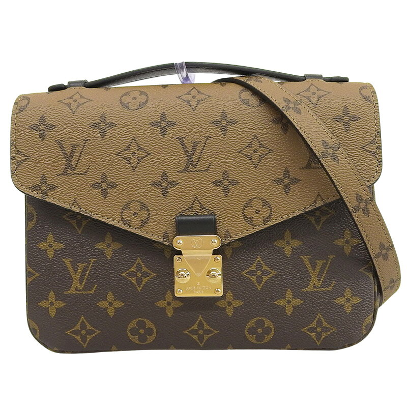 Rakuten - 【中古】 ルイヴィトン LOUIS VUITTON モノグラム リバース ポシェット メティス 2WAY ショルダーバッグ ハンドバッグ M44876 新入荷 LV2012