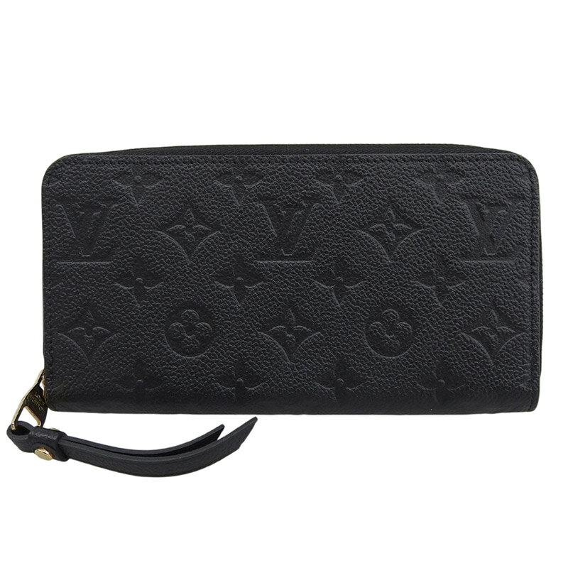Rakuten - 【中古】 ルイヴィトン LOUIS VUITTON モノグラム アンプラント ジッピーウォレット 長財布 ノワール M61864 新入荷 LV2018