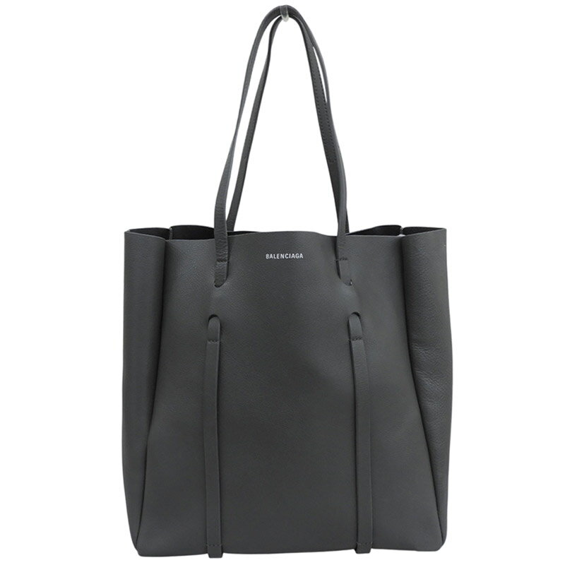 乐天商城 - 【中古】 バレンシアガ BALENCIAGA エブリデイトートS トートバッグ レザー グレー 475199 新入荷 OB2841