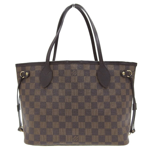 Rakuten - 【中古】 ルイヴィトン LOUIS VUITTON ダミエ ネヴァーフルPM トートバッグ エベヌ N51109 新入荷 LV1981