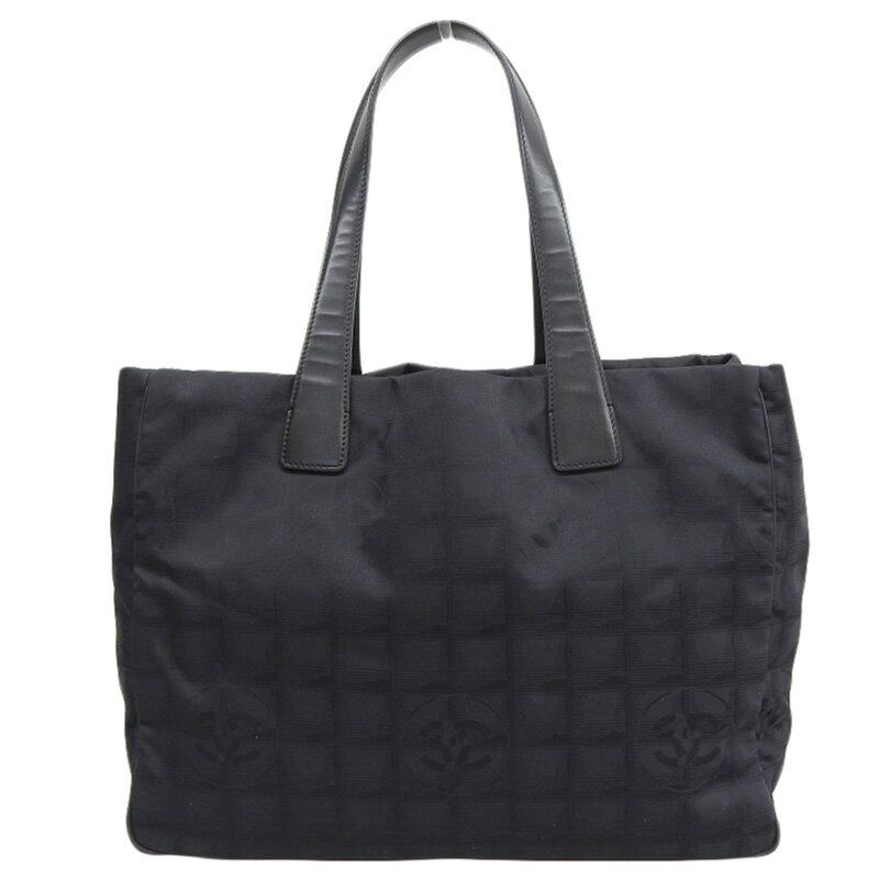  シャネル CHANEL ニュートラベルラインMM トートバッグ ナイロン/レザー ブラック 8番台 新入荷 CH1158