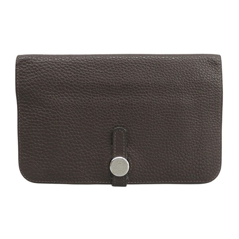 樂天商城 - 【中古】 エルメス HERMES ドゴンGM 長財布 レザー ブリュレ □L刻印 2008年 新入荷 HE1204