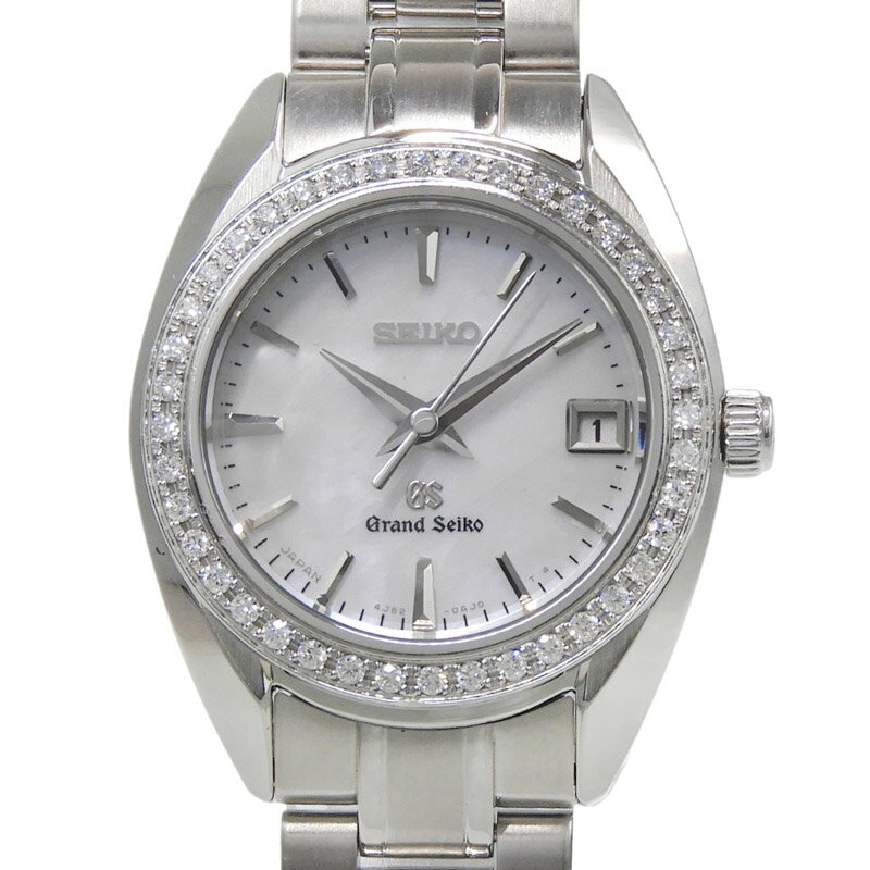 樂天商城 - 【中古】 グランドセイコー SEIKO レディース クォーツ 腕時計 SS ベゼルダイヤモンド ホワイトシェル文字盤 STGF279 新入荷 OW0495