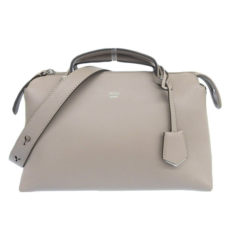 【中古】 フェンディ FENDI バイザウェイ ミディアム 2WAYバッグ ハンドバッグ ショルダーバッグ レザー グレージュ 8BL146 新入荷 OB1530のサムネイル