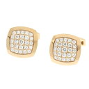 【中古】 ショーメ CHAUMET カフス カフリンクス K18PG ダイヤモンド 新入荷 OBJ0253