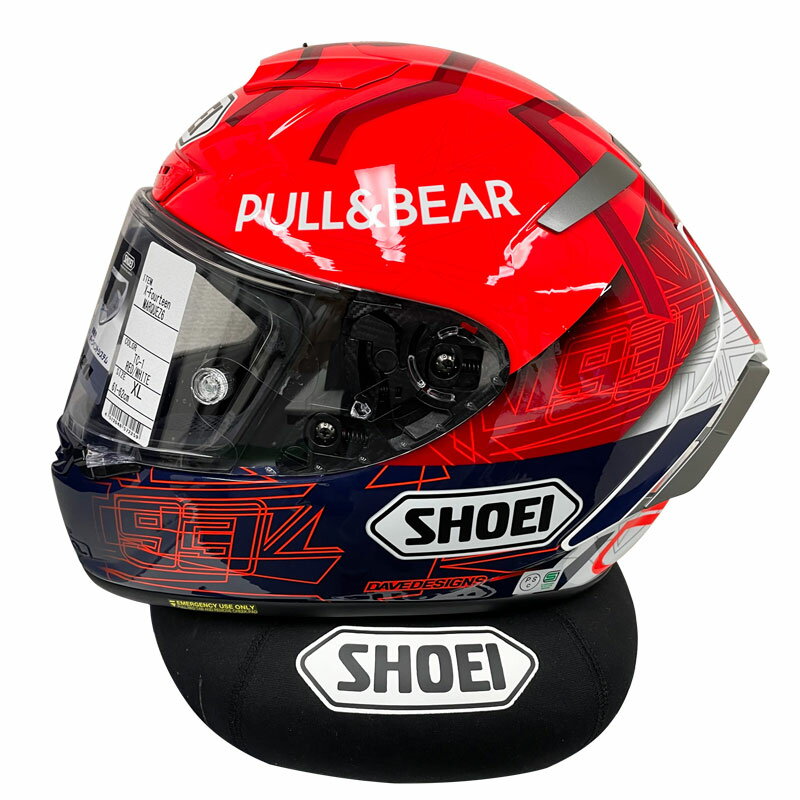 ★マラソン 2000円OFF★正規品 新品 X-14 MARQUEZ6［X-FOURTEEN エックスフォーティーン マルケス6 TC-1 RED／WHITE］ヘルメット フルフ..