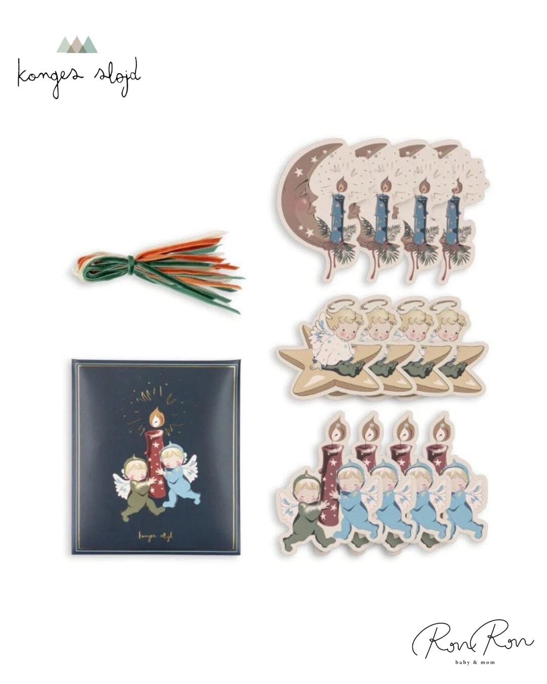 Rakuten - [Konges Slojd] [オススメ] [新作]【お買い得2】 CHRISTMAS GIFT TAGS FSC | LUCIA/LUNA コンゲス　インポート子供服　クリスマス　ギフト　クリスマスタグ　女の子　可愛い　子供服