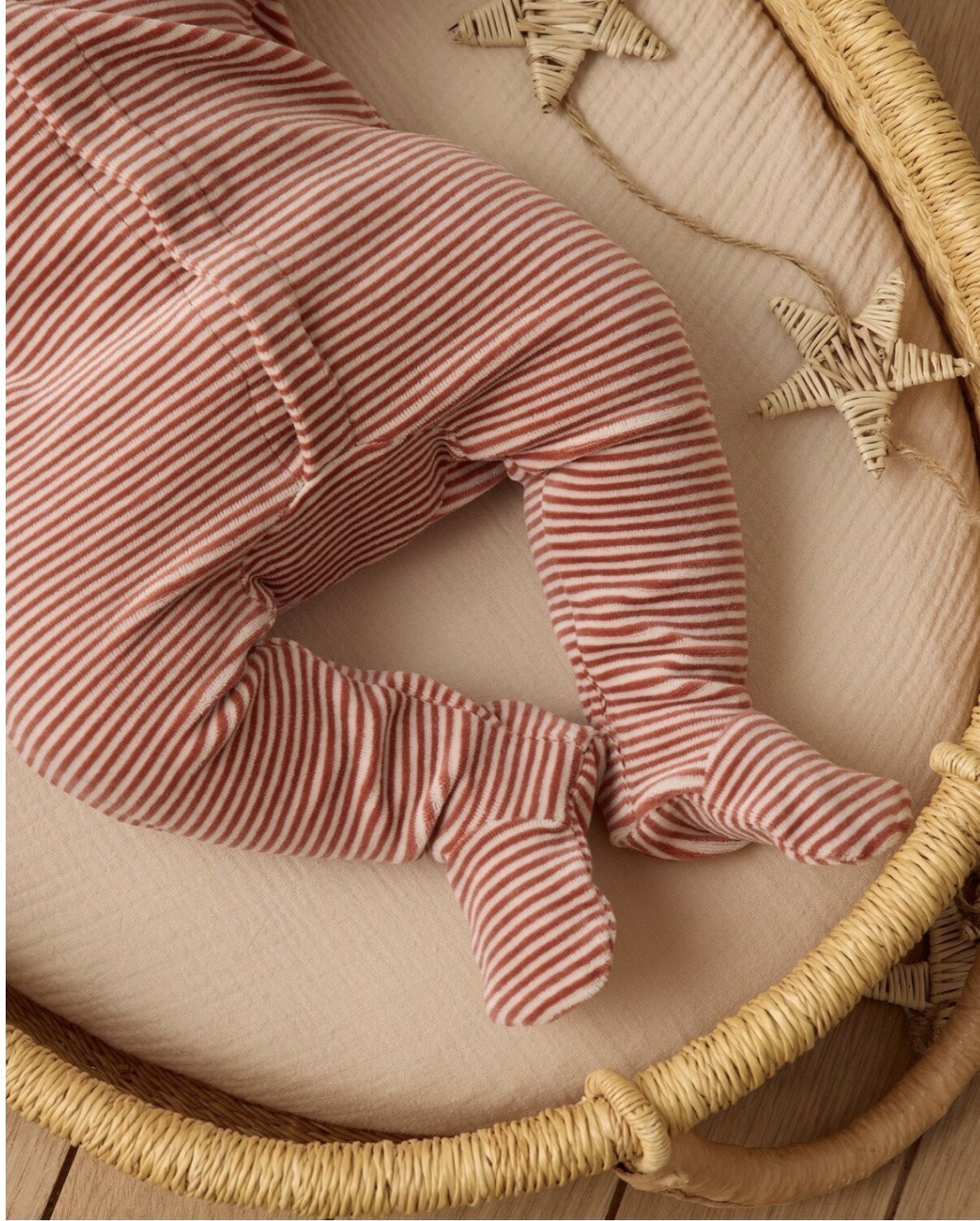 [Quincy mae] 【オススメ】 [新作]【お買い得3】 HIDDEN SNAP FOOTIE | CANDY STRIPE クインシーメイ　インポート子供服　クリスマス　ギフト　女の子　男の子　可愛い　子供服 ronron-store-10000212 RonRon baby and mom 楽天市場店 サンプル画像2