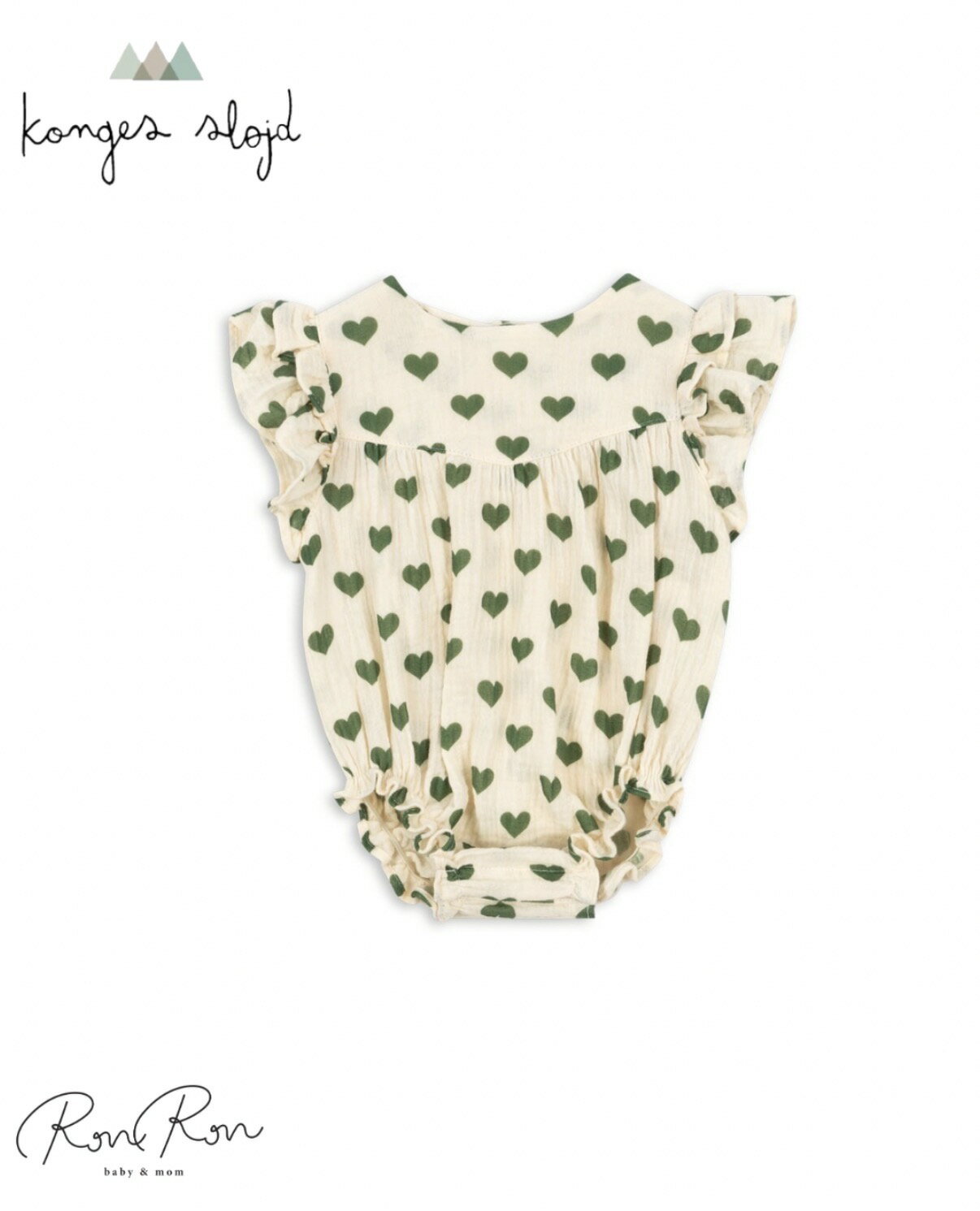 Overalls - [Konges Slojd] 【オススメ】【NEW】 COCO ROMPER GOTS | AMOURVERDE　コンゲススロイド　インポート子供服　ロンパース　ワンピース　ギフト　女の子　男の子　可愛い　子供服　海外子供服