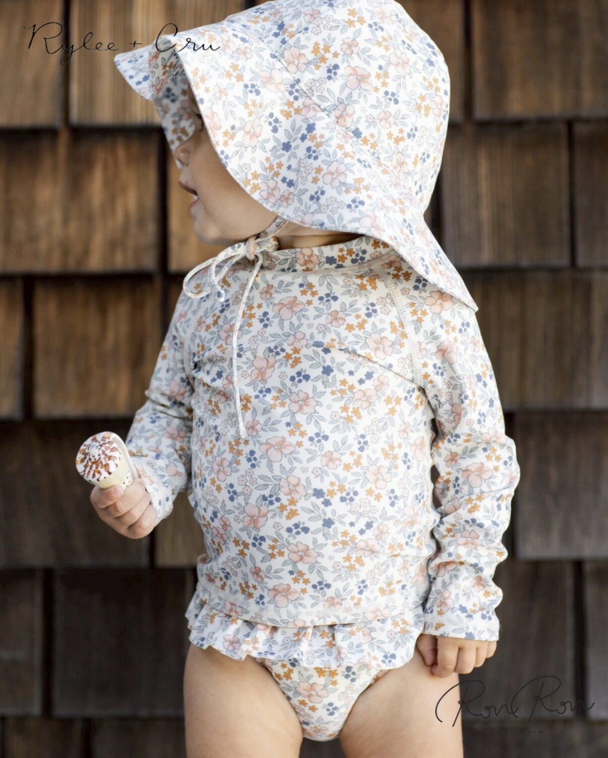 Rakuten - [Rylee+Cru]【オススメ】【NEW】【水着】RASHGUARD GIRLS SET | FLOWER FIELDS ライリーアンドクルー　インポート子供服　水着　ラッシュガード　ギフト　女の子　男の子　可愛い　子供服　海外子供服