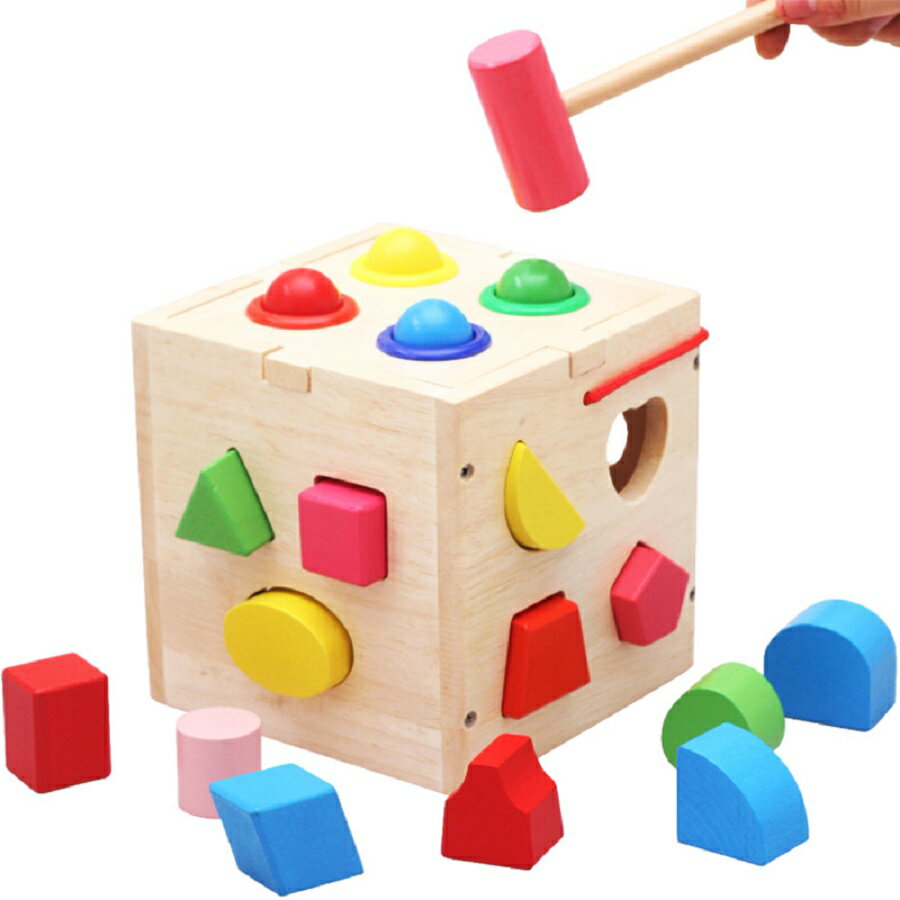 型はめ パズル 木製 形合わせ　はめこみ おもちゃ 赤ちゃん モンテソッリー 知育玩具 図形認知 空間認識 着手力 知力開発 赤ちゃん 子供 ギフト 出産祝い 誕生日贈り物のサムネイル