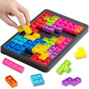 プッシュポップバブル スクイーズ ブルーム スクイーズ 玩具 テトリス 知育玩具 面白いグッズ 子供おもちゃ ストレス解消 グッズ 人気 フィジェットおもちゃ パズル形状 組み合わせ タングラム インテリジェンス発展 知育おもちゃ ボードゲーム 子供 大人兼用 プレゼント(3)