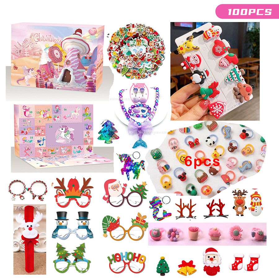 アドベントカレンダー 女の子 おままごと メークアップおもちゃ 2025 クリスマス アドベントカレンダー 手作り アクセサリーキット 女の子 カウントダウン カレンダー クリスマス プレゼント ブレスレット ネックレス 指輪