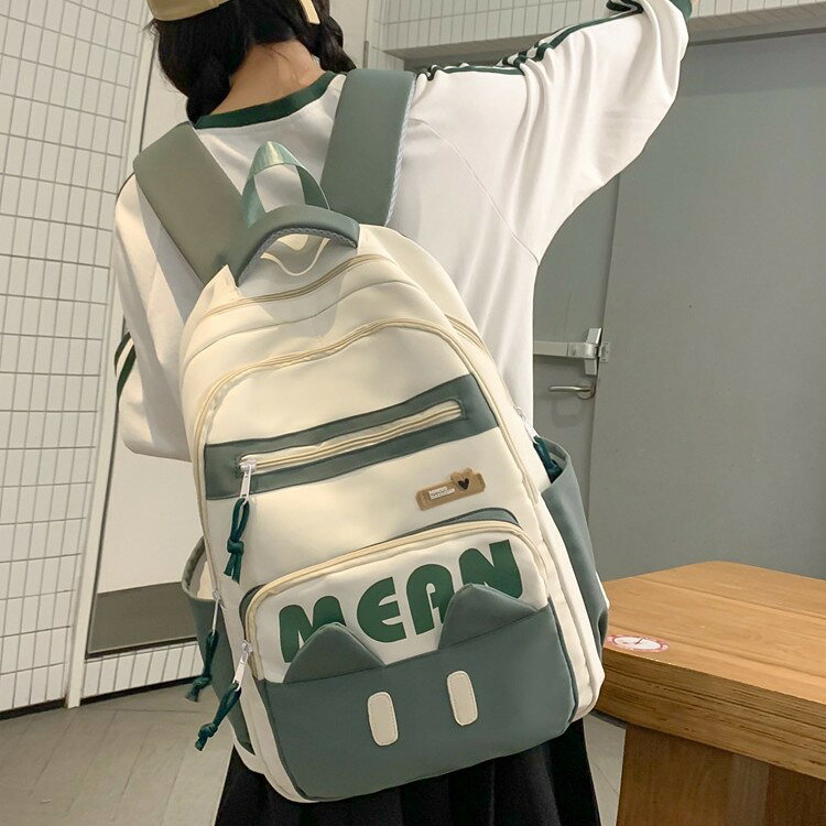 リュック 女の子 小学生 中学生 通学 リュックサック 大容量 軽量 撥水 多機能 キ...