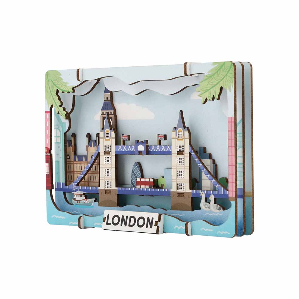 アプリクス 3Dシアターパズル ロンドン橋 立体 パズル 知育玩具 おもちゃ 子ども （紙製 or 木製） 雑貨 プレゼント ギフト まとめ買い