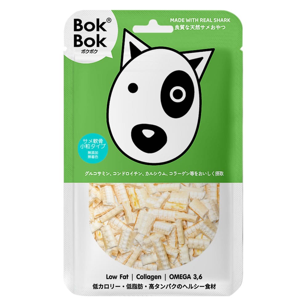 BOKBOK ボクボク サメ軟骨 小粒タイプ 150g 犬 おやつ 無添加 サメ 低脂肪 アレルギー 高たんぱく まと..