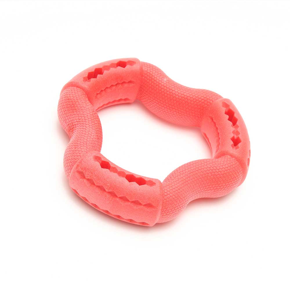 ROOP 犬用おもちゃ ハウンズ｜フープ レッド｜犬 おもちゃ 丈夫 まとめ買い