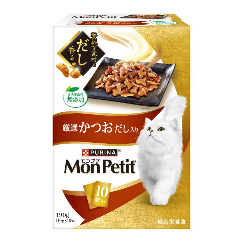猫ドライフード 8467 ネスレピュリナペットケア モンプチドライボックス 厳選かつおだし入り 190g×12セット (2.28kg)