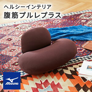 ミズノ MIZUNO 腹筋プルレプラス 簡単 エクササイズ ストレッチ クッション トレーニング 筋トレ 運動 自宅 リビング ダイエット 健康 女性 座椅子 ながらトレーニング フィットネス 姿勢商品名：ミズノヘルシーインテリア 腹筋プルレプラス