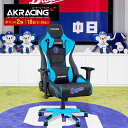 【8/18 9:59までポイントアップ中★】AKレーシング 中日 ドラゴンズ コラボ ゲーミングチェア 4Dアジャスタブルアームレスト 180°リクライニング ロッキング チルト機能 配信【Pro-X V2】