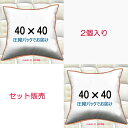 【2個セット販売】【送料無料】ヌードクッション 40×40cmクッション中身 クッション中材クッション本体 Pillow Insertクッションカバー用本体 Cushion　40x40