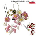 髪飾り 和花 ヘアーアクセサリー ヘアアクセサリー 2点セット ヘアピン Uピン タッセル 振袖 成人式 着物 卒業袴 袴 卒業式 七五三 コーム式 Uピン ち...