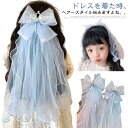 ヘアアクセサリー キッズ ベビー 赤ちゃん 子供 子ども プリンセス ドレス リボン ヘアクリップ 髪飾り 2歳~12歳向け フォーマル 女の子 SNS 水色 ピンク 記念日 結婚式 三歳 小学生 ティアラ お姫様 ベール 王冠 撮影 コスプレ