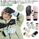 スキー手袋 スキーグローブ キッズ スキー 手袋 スノーボードグローブ ジュニア 子供 男の子 女の子 スマホ対応 防寒 防水 撥水 裏起毛 5本指 手袋 スキ...