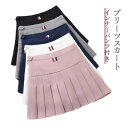 ゴルフ スカート レディース 春 秋 ゴルフスカート プリーツスカート インナーパンツ付き ゴルフウエア ミニ スカート テニススカート おしゃれ Aライン シ...