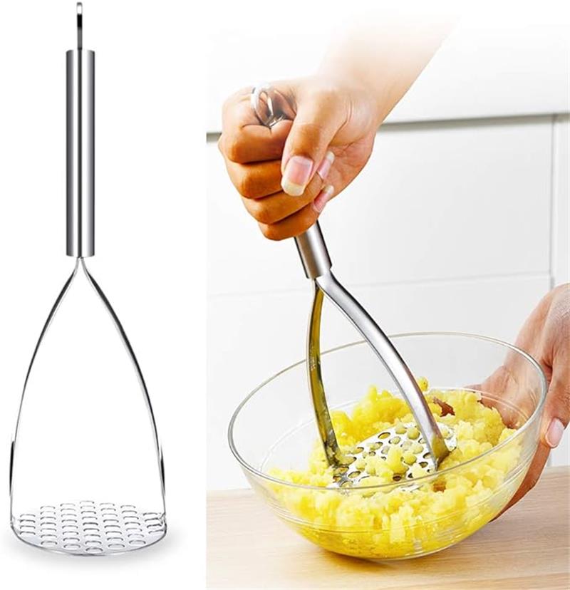 マッシャー ポテトマッシャー ステンレス鋼 たまご じゃがいも さつまいも 果物 野菜マッシャー 業務用..