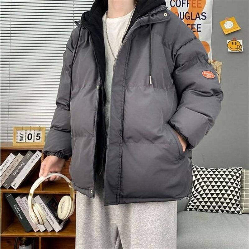 THOM WILLS 中綿ジャケット メンズ ダウンジャケット 重ね着風 フード付き 大きいサイズ レディース ジャケット 秋冬 中綿コート 厚手 防寒 20代 30代 プレゼント 彼 父の日 ギフト