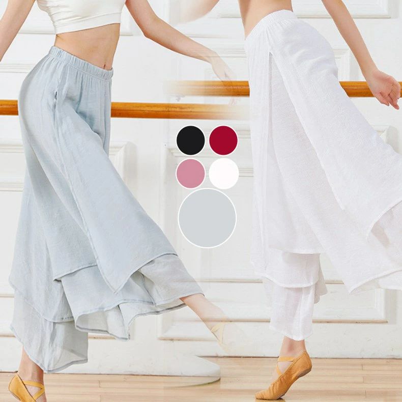 レディース美脚ダンスパンツフレアパ...