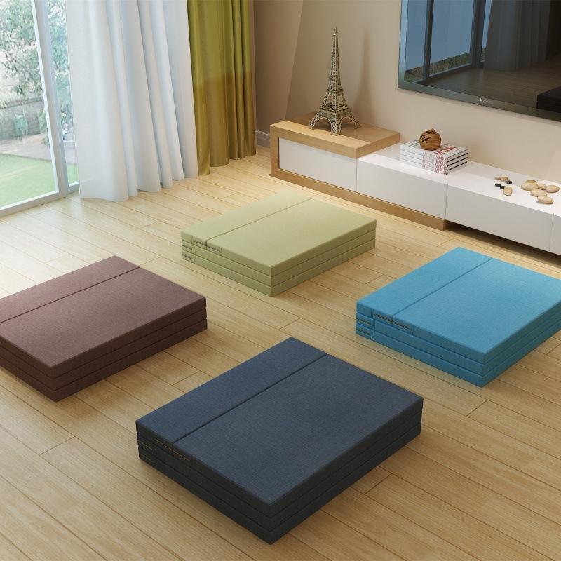 Room75cのマットレス 高反発ウレタン 枕付き 三つ折り シングル お昼寝マット 折りたたみ ごろ寝マット ベッドマットレス キャンプ｜アングル3