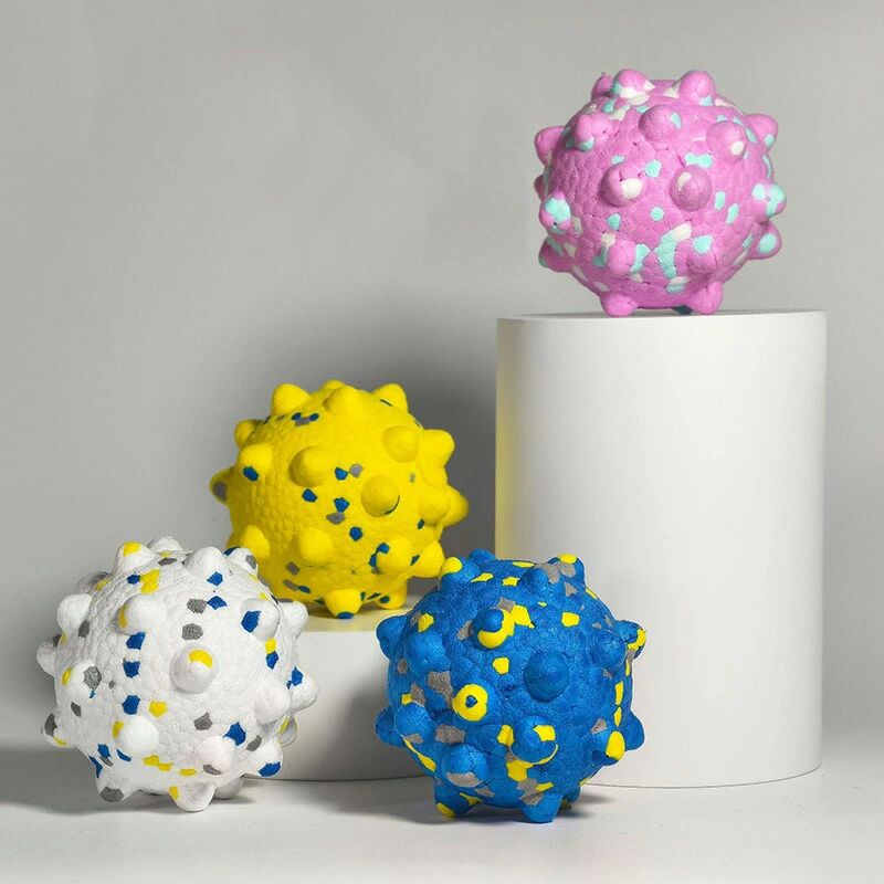 犬 おもちゃ 噛む ボール 3個入り 頑丈 犬のおもちゃ 犬用 知育玩具 安全 E-TPU素材 小型犬・大型犬 歯のケア 投げる 壊れない 弾力性 洗える 遊び 運動不足解消 ストレス解消 噛むおもちゃ 子犬 ペット