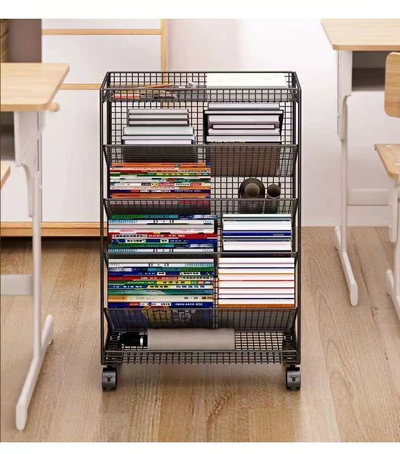 【送料無料】ブックスタンド　本棚 おしゃれ 大容量 サイド収納棚 収納棚 a4 収納 スリム コミック シ..