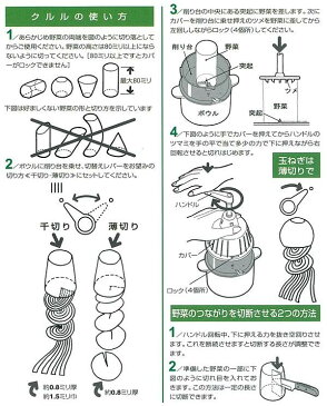 回転式野菜調理器 Clulu(クルル)