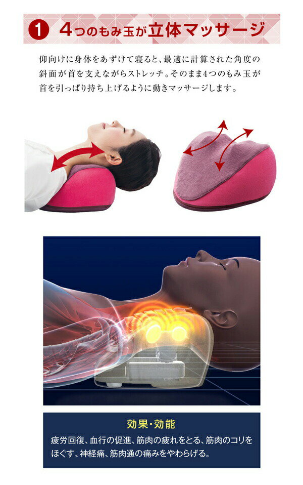 ドリーム プロイデア 首ストレッチマッサージャーM1　首のコリ　肩こり　医療機器 3