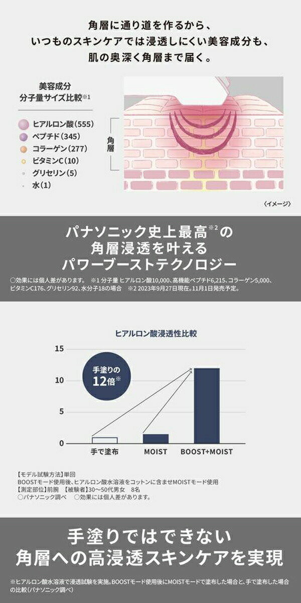 パナソニック ジイオン美顔器 イオンブースト ...の紹介画像2