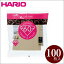HARIO　ハリオ　V60用ペーパーフィルター03M　VCF-03-100M　100枚入り　1〜6杯用