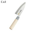 貝印 関孫六 銀寿ST和包丁 出刃150mm(左用) AK-5062