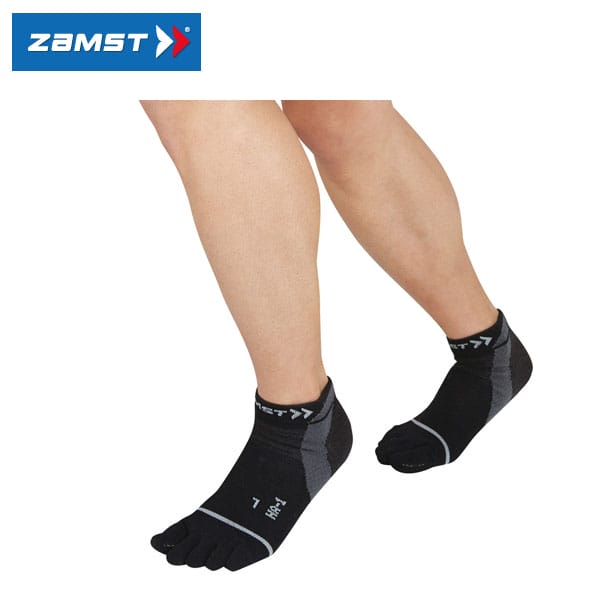 ZaMST ザムスト ソックス HA-1 メッシュ 5本指 ブラック