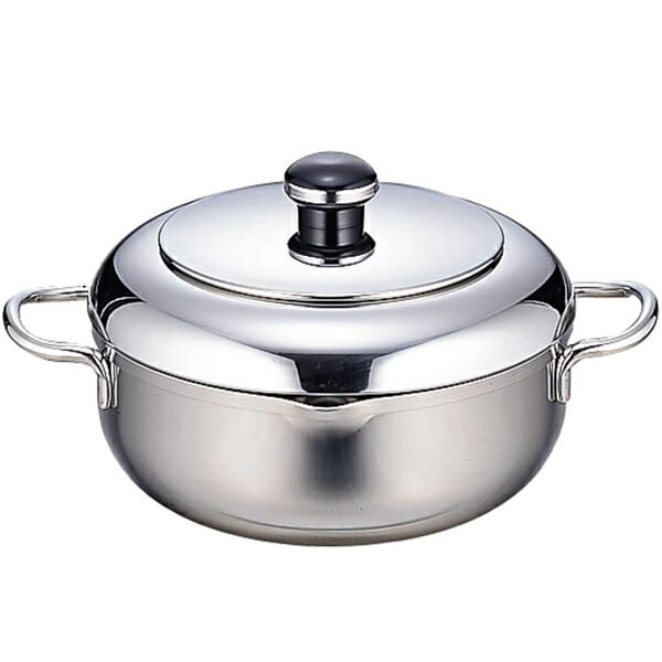 【200円OFFクーポン対象】宮崎製作所　オブジェ　ザ・テンプラ両手鍋22cm　OJ-45