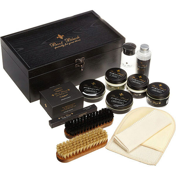 COLUMBUS コロンブス ブートブラック ブラックベルベットセット