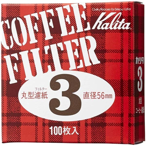 Kalita　カリタ　丸ロシ　#3　100枚　2